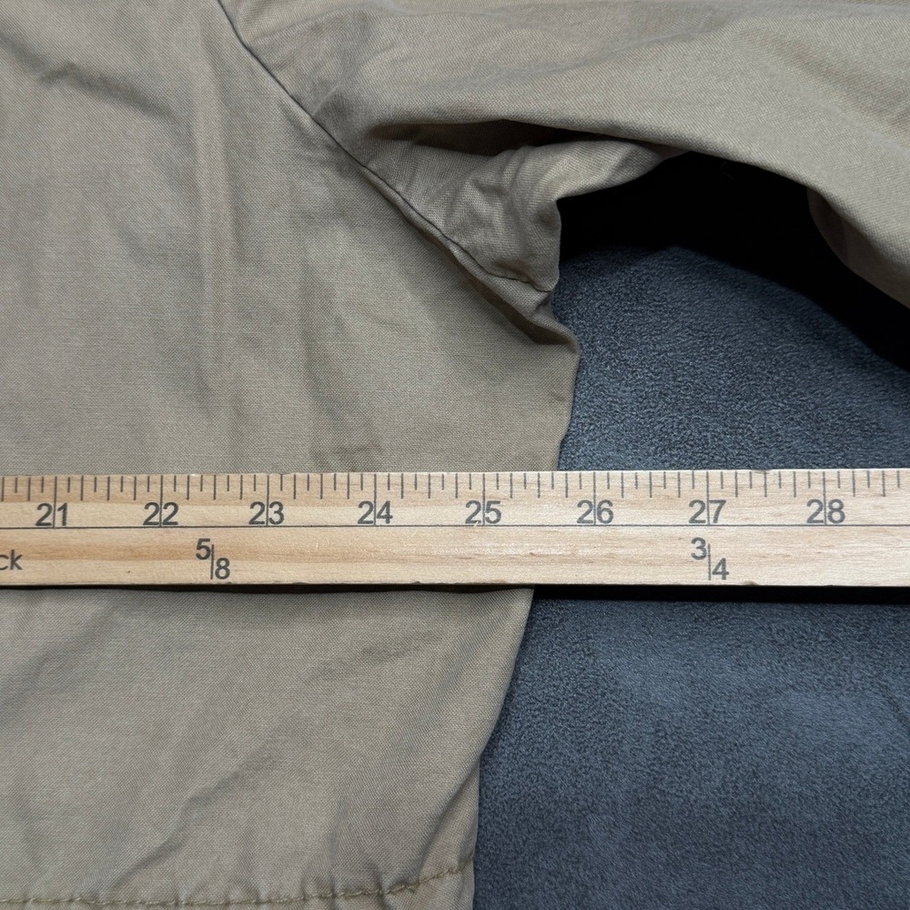 Old Navy Jacket Womens XXL Khaki Tan 100% Cotton Utility Field Drawstring Spring - Picture 5 of 7